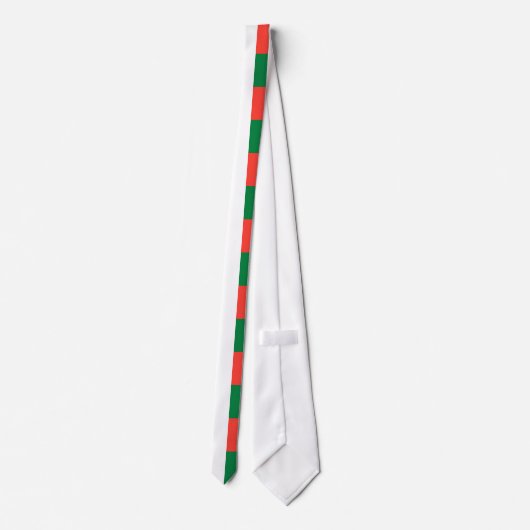 Cravate Drapeau de Madagascar (Dos)