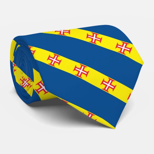 Cravate Drapeau de Madère (Roulé)
