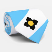 Cravate Drapeau de Madison, Wisconsin (Roulé)