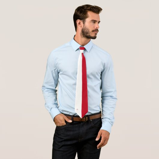 Cravate Drapeau de Malte (En situation)