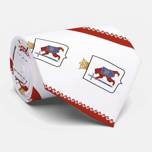 Cravate Drapeau de Mari El (Roulé)