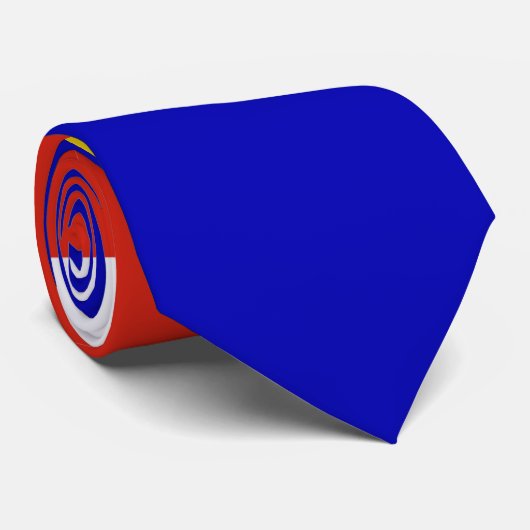Cravate Drapeau de Moldau (Roulé)