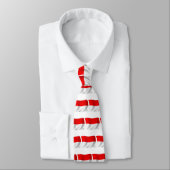 Cravate Drapeau de Monaco (Attaché)