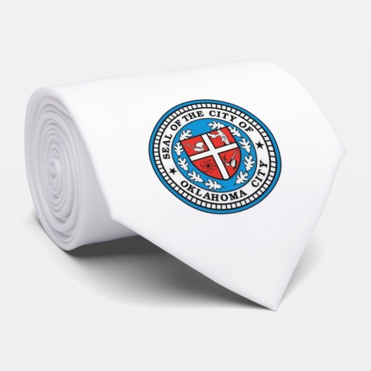 Cravate Drapeau de Oklahoma City (Oklahoma) (Roulé)