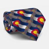 Cravate Drapeau de ondulation du Colorado (Roulé)