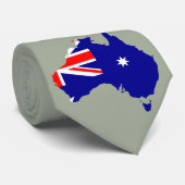 Cravate Drapeau de pays australien (Roulé)