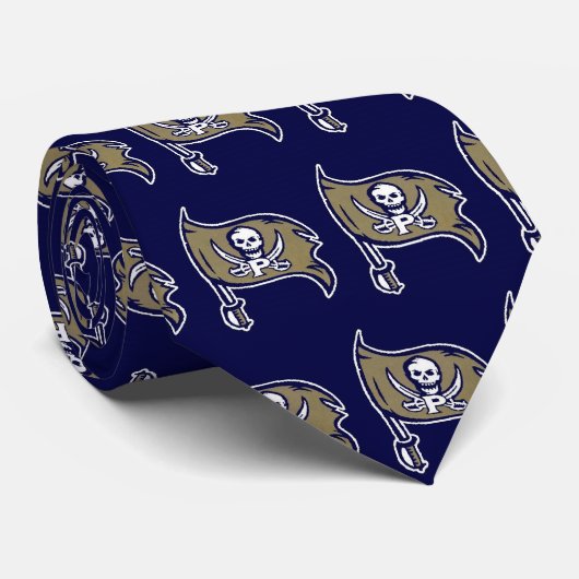 Cravate Drapeau de pirate (Roulé)