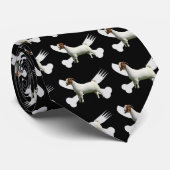 CRAVATE DRAPEAU DE PIRATE DE CHÈVRE DE BOER - COUTEAU ET (Roulé)