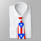 Cravate Drapeau de Porto Rico (Attaché)