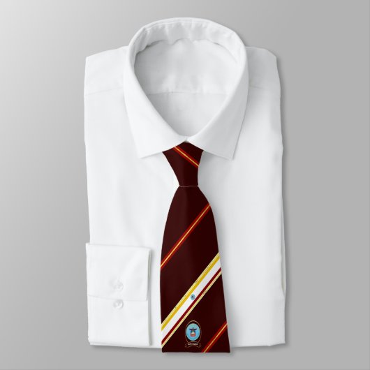 Cravate Drapeau de rayures de Columbus (Attaché)