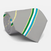 Cravate Drapeau de rayures de Sierra Leone (Roulé)