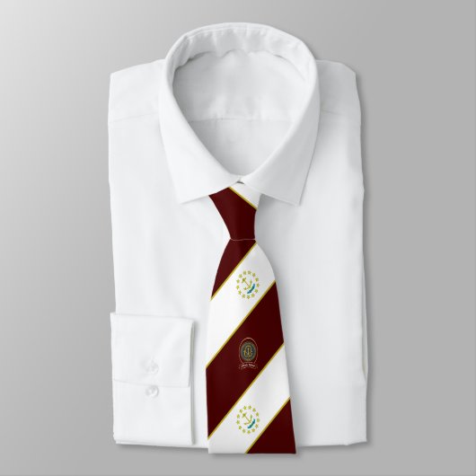 Cravate Drapeau de rayures d'Île de Rhode (Attaché)