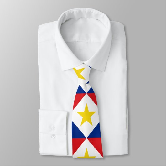 Cravate Drapeau de Saba (Attaché)