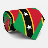 Cravate Drapeau de Saint-Kitts-et-Nevis (Roulé)
