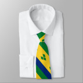 Cravate Drapeau de Saint-Vincent (Attaché)