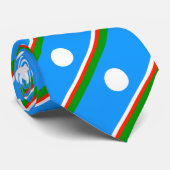 Cravate Drapeau de Sakha (Roulé)