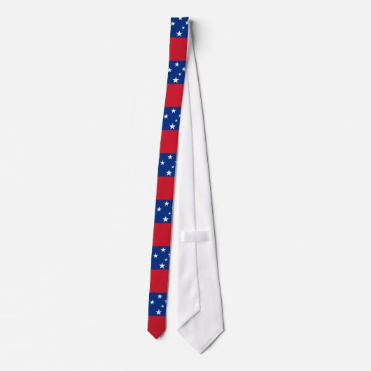 Cravate Drapeau de Samoa (Dos)
