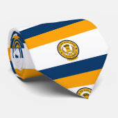 Cravate Drapeau de San Jose, Californie (Roulé)