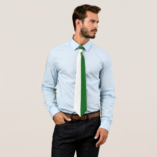 Cravate Drapeau de Saxe (État allemand) (En situation)