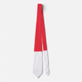 Cravate Drapeau de Singapour (Devant)