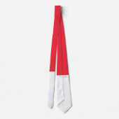 Cravate Drapeau de Singapour (Dos)