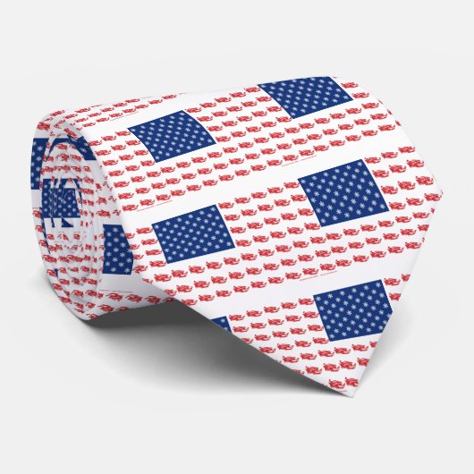 Cravate Drapeau de Snowmobile (Roulé)