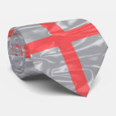 Cravate Drapeau de soie d'Angleterre et Saint George (Roulé)