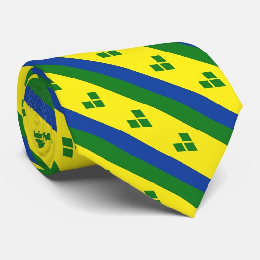 Cravate Drapeau de St Vincent (Roulé)