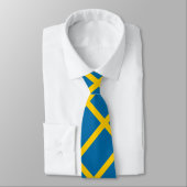 Cravate Drapeau de Suède avec trois Couronnes de Suède ajo (Attaché)