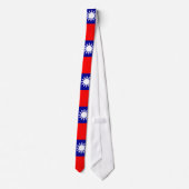 Cravate Drapeau de Taïwan (Dos)