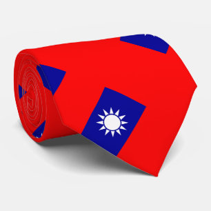 Cravate Drapeau de Taïwan