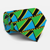 Cravate Drapeau de Tanzanie (Roulé)
