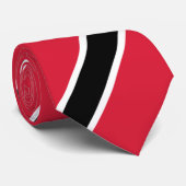 Cravate Drapeau de Trinité-et-Tobago (Roulé)