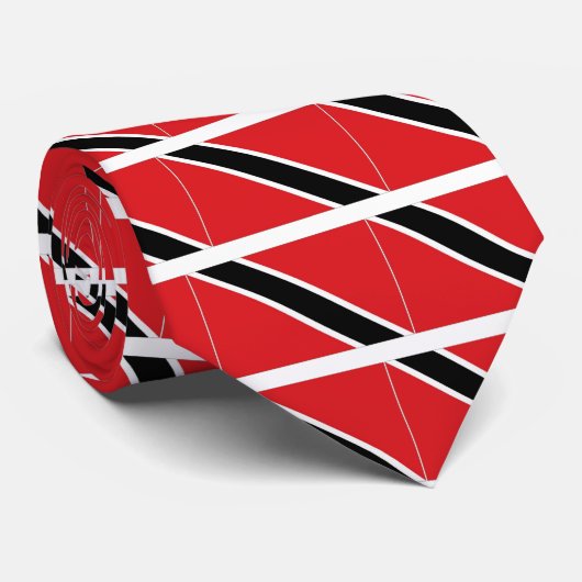 Cravate Drapeau de Trinité-et-Tobago (Roulé)