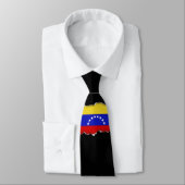 Cravate Drapeau de Venezuala (Attaché)