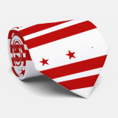 Cravate Drapeau de Washington, D.C. (Roulé)