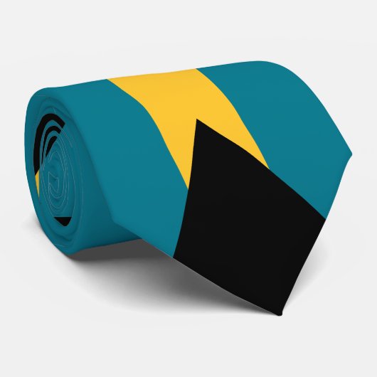 Cravate Drapeau des Bahamas (Roulé)