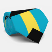Cravate Drapeau des Bahamas (Roulé)