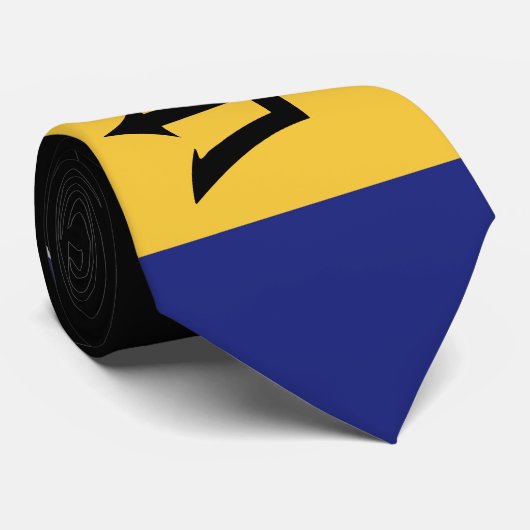 Cravate Drapeau des Barbade (Roulé)