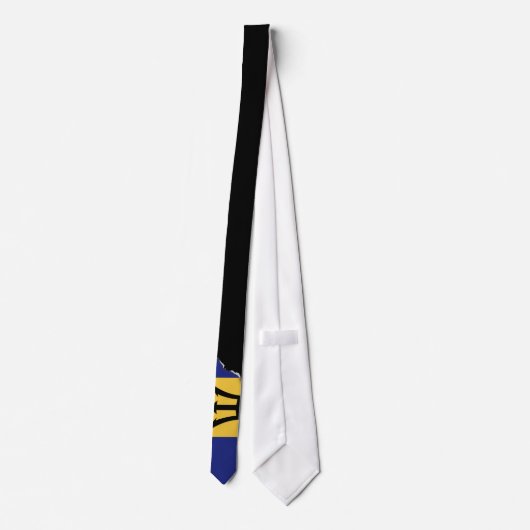 Cravate Drapeau des Barbade (Dos)