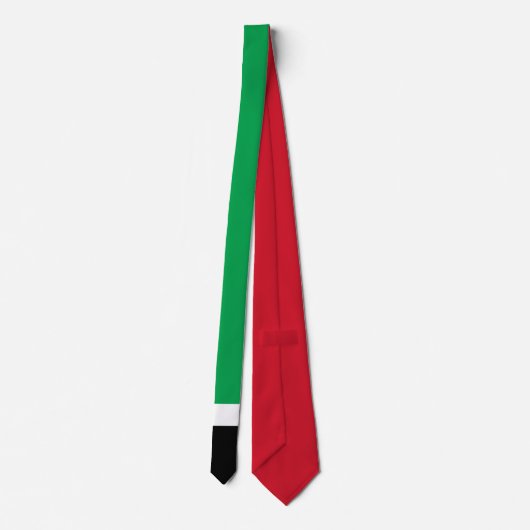 Cravate Drapeau des Emirats Arabes Unis (Dos)