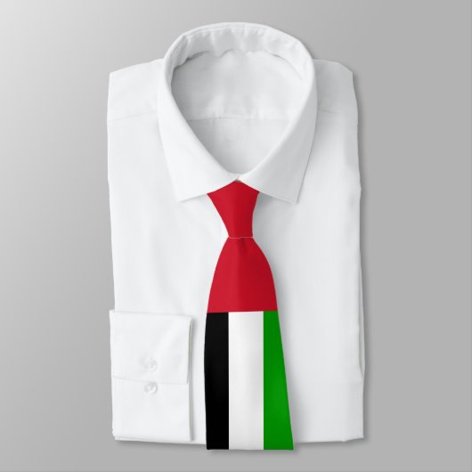Cravate Drapeau des Emirats Arabes Unis (Attaché)