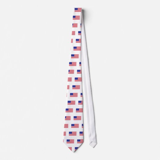 Cravate Drapeau des Etats-Unis (Devant)