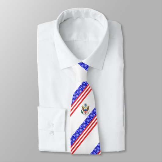 Cravate Drapeau des Etats-Unis (Attaché)