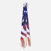 Cravate Drapeau des États-Unis d'Amérique (Devant)