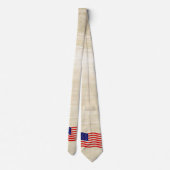 Cravate Drapeau des États-Unis d'Amérique - grungy (Dos)