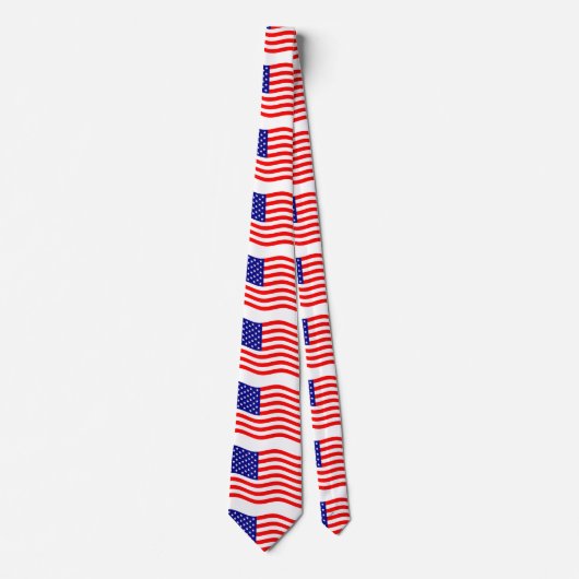 Cravate Drapeau des Etats-Unis d'Amérique - vos idées (Devant)