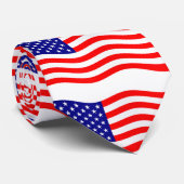 Cravate Drapeau des Etats-Unis d'Amérique - vos idées (Roulé)