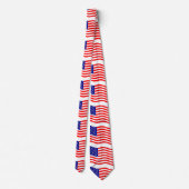 Cravate Drapeau des Etats-Unis d'Amérique - vos idées (Dos)