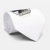 Cravate Drapeau des États-Unis. Le président Donald Trump (Roulé)